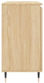 vidaXL Μπουφές Sonoma Δρυς 101,5 x 35 x 70 εκ. από Επεξεργασμένο Ξύλο
