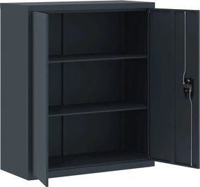 vidaXL Αρχειοθήκη Ανθρακί 90 x 40 x 105 εκ. Ατσάλινη