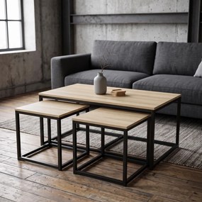 ΤΡΑΠΕΖΆΚΙΑ ΣΑΛΟΝΙΟΎ SEATTLE LOW TABLE X3 M1 A1/M1 HD6579