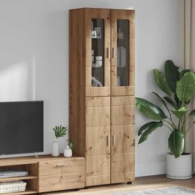 vidaXL Highboard FLORIN 60 x 35 x 182 εκ. Artisan Oak