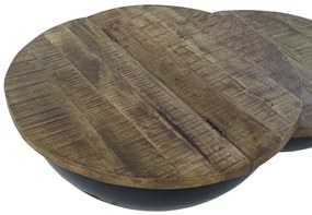 Τραπεζάκι Καφέ DKD Home Decor Ξύλο Μέταλλο 114 x 76 x 33 cm