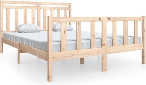 vidaXL Πλαίσια κρεβατιού Φυσικό 160 x 200 cm Solid Pine Wood