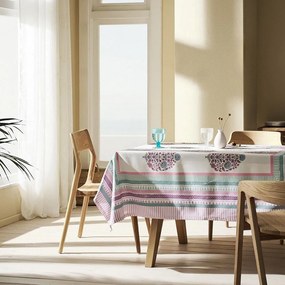Τραπεζομάντηλο Oralie 374 Multi Gofis Home 145X145 Cotton-Polyester