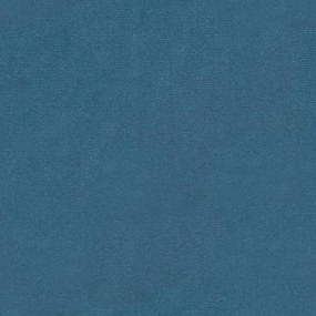 vidaXL Πάγκος Μπλε 110 x 40 x 49 εκ. Βελούδινος