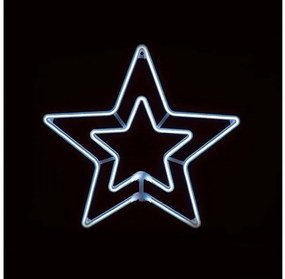 Χριστουγεννιάτικο Αστέρι NEON LED IP44 55CM DOUBLE STARS ACA-X083001415-Λευκό X083001415