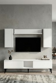 Stewehome Σετ έπιπλο τηλεόρασης με ράφι 150x30x41 cm