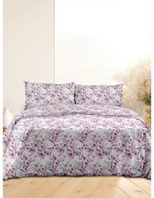 Σετ Σεντόνια Flannel 932 Lila Μονό με λάστιχο(105x205+30)