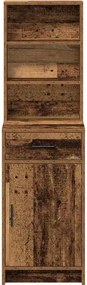 vidaXL Highboard Παλιό ξύλο 41 x 40 x 135 εκ Επεξεργασμένο Ξύλο