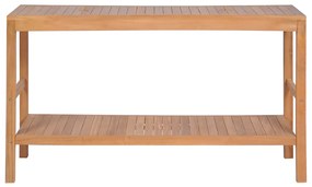 ΈΠΙΠΛΟ ΜΠΑΝΙΟΥ 132 X 45 X 75 ΕΚ. ΑΠΟ ΜΑΣΙΦ ΞΥΛΟ TEAK 246493