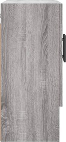 vidaXL Ντουλάπι Τοίχου Γκρι Sonoma 60 x 31 x 70 εκ. από Επεξεργ. Ξύλο