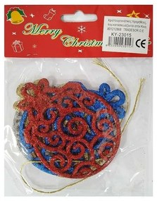 Σετ Χριστουγεννιάτικα Στολίδια 10x7.5εκ. 4τεμ