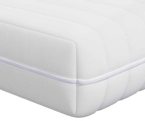 vidaXL Στρώμα Λευκό 80 x 200 cm Τσέπες ελατηρίων