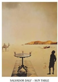 Εκτύπωση τέχνης Salvador Dali - Sun Table, Salvador Dalí