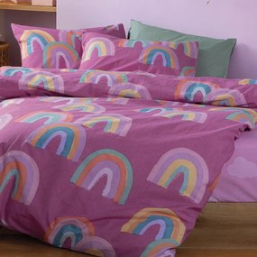 Σεντόνια Μονά (Σετ) Nef-Nef Homeware Junior Rainbow Mood