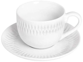 Φλυτζάνια Καφέ Diamante (Σετ 6Τμχ) PRPW430012 100ml White Oriana Ferelli® Porcelain