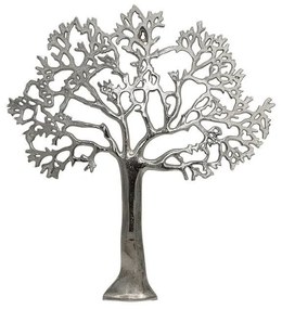 Wall Decoration Tree Fylliana Silver 55x3x60 cm