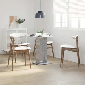 vidaXL Τραπέζι Bistro Γκρι Sonoma 60x60x75 εκ. από Επεξεργασμένο Ξύλο