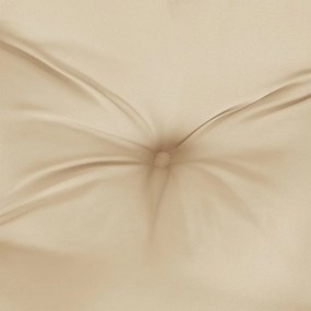 vidaXL Μαξιλάρια Παλέτας 2 τεμ. Μπεζ Υφασμάτινα