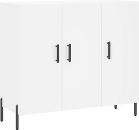 vidaXL Μπουφές Λευκός 90 x 34 x 80 εκ. από Επεξεργασμένο Ξύλο