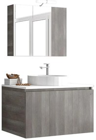 Bathroom Set VERONA 90 ΙΙ Γκρί Ανοιχτό