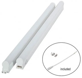 Γραμμικό Φωτιστικό T5 Led 5W 4000K 30cm IP40 Λευκό 36-000006 BAND 36-000006 Λευκό