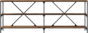 vidaXL Τραπέζι κονσόλας Παλιό ξύλο 200 x 30 x 75 εκ.