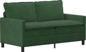 vidaXL Σετ Καναπέ 2 pcs Τζαγκουάρ Πράσινο Ύφασμα
