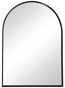 Καθρέπτης Mirrory Inart μαύρο αλουμίνιο 50x2.5x80εκ 50x2.5x80 εκ.