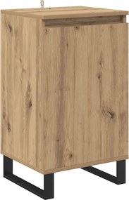 vidaXL Πλαϊνό γραφείο Artisan Oak 40 x 35 x 70 εκ. Επεξεργασμένο ξύλο