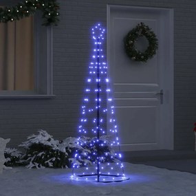 vidaXL LED Χριστουγεννιάτικο Δέντρο με 390 LED Μπλε 250 cm Σίδερο