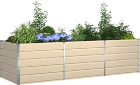 vidaXL Γλάστρα Ελεφαντόδοντο 290 x 100 x 75 εκ Επικαλυμμένος Χάλυβας