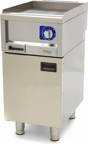 Commercial Grade Griddle - Grooved - Single Unit - 60cm Deep - Electric