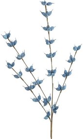 Διακοσμητικό Λουλούδι - Κλαδί 3-85-246-0165 Blue Y125 Inart Plastic