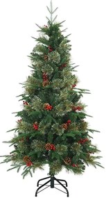 vidaXL Τεχνητό Χριστουγεννιάτικο Δέντρο με Άξονα Πράσινο 150 cm