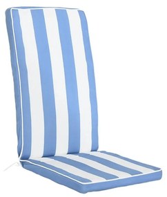 Μαξιλάρι έδρας DKD Home Decor Λευκό Sky μπλε 42 x 4 x 115 cm