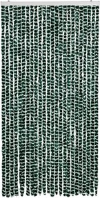 vidaXL Σήτα Εντόμων Πράσινο/ Λευκό 100 x 230 εκ. από Σενίλ