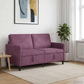 vidaXL Καναπές με Αποθήκευση Μοβ 152 x 78 x 87 εκ Πολυεστέρας