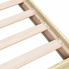 vidaXL Πλαίσιο Κρεβατιού Χωρ. Στρώμα Sonoma Δρυς 75x190εκ Επεξ. Ξύλο