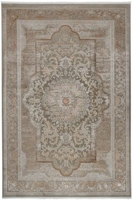 Χαλί Arcadia 7102A Grey-Beige Βιοκαρπέτ 160X230cm