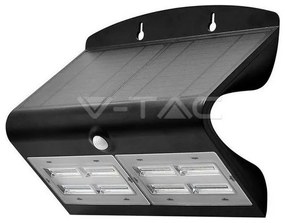 Ηλιακό Φωτιστικό LED 6.8W με Αισθητήρα Solar Wall Light Φως Ημέρας 4000K Μαύρο 8279 VTAC 8279 Μαύρο