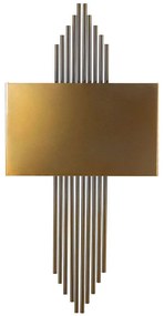 Φωτιστικό Τοίχου - Απλίκα 892OPV1344 35x75cm E27 40W Gold Opviq