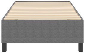 vidaXL Κρεβάτι Box Spring Ανοιχτό Γκρι Μοναδικό Κορντουρόι