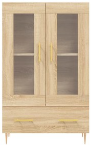 vidaXL Ντουλάπα Sonoma Δρυς 69,5 x 31 x 115 εκ. από Επεξεργασμένο Ξύλο