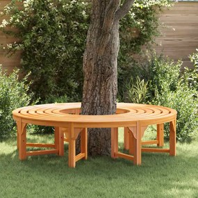 vidaXL Παγκάκι Δέντρου 2 pcs Καφέ 160 x 160 x 45εκ.