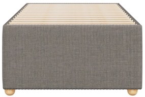 vidaXL Σκελετός Κρεβατιού Χωρίς Στρώμα Taupe 80x200 εκ. Υφασμάτινο
