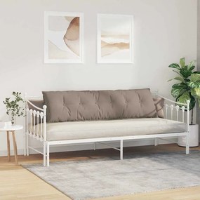 vidaXL Μαξιλάρι Πλάτης Taupe 180 x 50 εκ. Ύφασμα Μικροΐνας