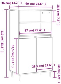 ΝΤΟΥΛΑΠΙ ΓΚΡΙ ΣΚΥΡΟΔΕΜΑΤΟΣ 60X36X110 ΕΚ. ΑΠΟ ΕΠΕΞΕΡΓΑΣΜΕΝΟ ΞΥΛΟ 831480