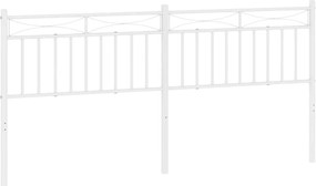 vidaXL Ανταλλακτικό κεφαλάρι Λευκό 193 εκ. Μεταλλικό