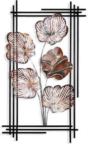 Διακοσμητικό Τοίχου Daiyu 930DYU1267 48x4x87cm Rust Wallity Metal