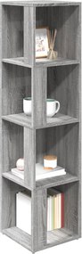 vidaXL Corner Cabinet 33 x 33 x 132 cm Engineered wood Γκρι Sonoma